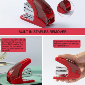 Effortless Mini Stapler for Office, Home, and School Supplies