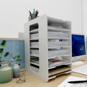 7-Layer Multifunction Document Trays and File Organizer Holder