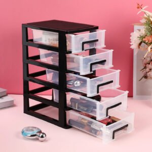 5-Layer Drawer Storage Organizer for Office and Home Desk